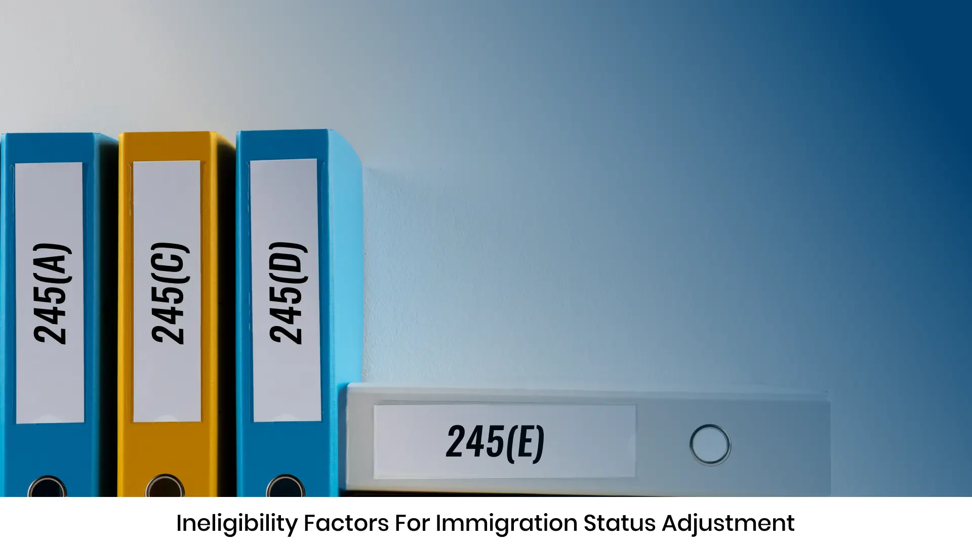 Factors Leading to Ineligibility for Adjustment of Status