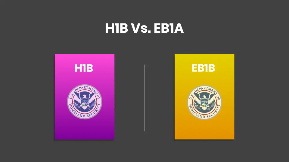 Type of Visa: H1B Vs EB1A