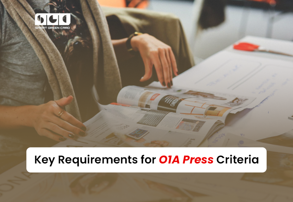 o1a press criteria requirements