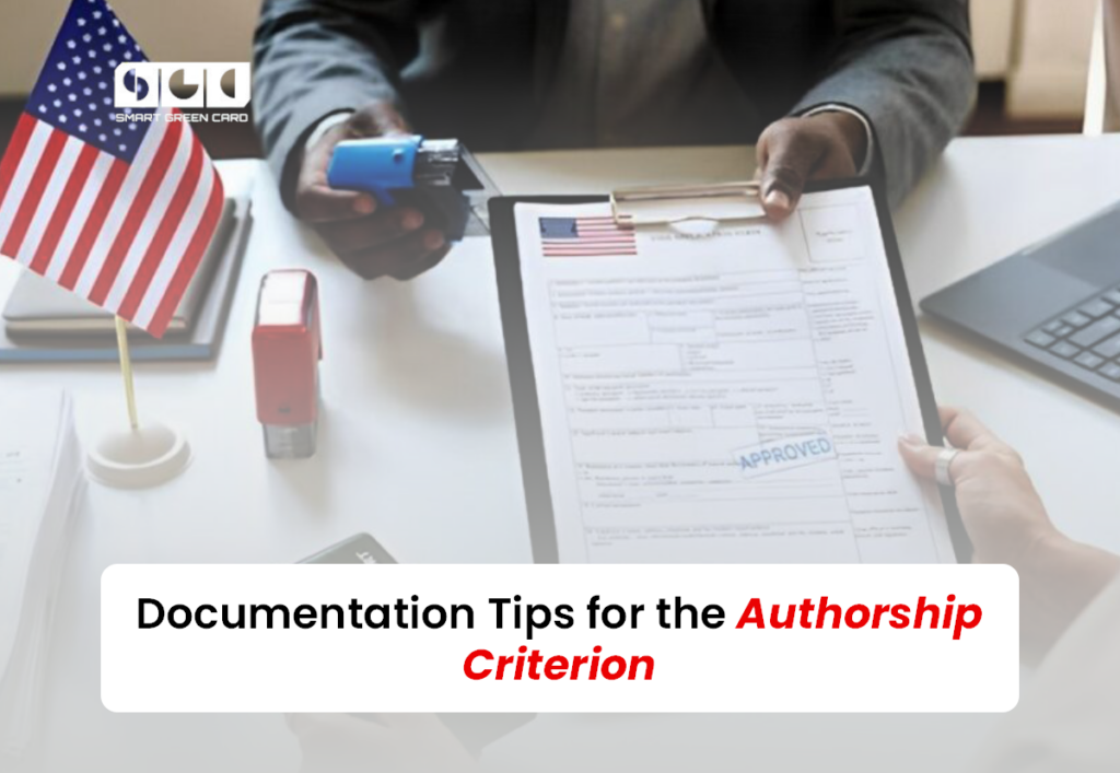 Documentation Tips for authorship criteria